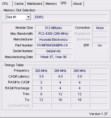 Fujitsu-Siemens AMILO Pi-1505 – DDR2