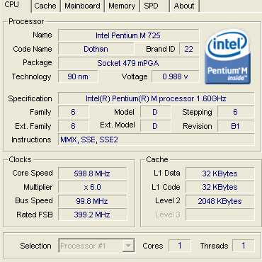 Dell Latitude 120L – Pentium M