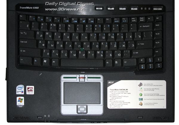 Клавиатура Acer TravelMate 6460
