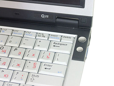 Samsung Q35. Дополнительные клавиши