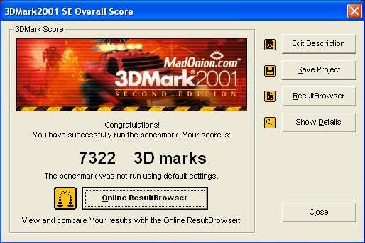 3Dmark2001 SE 16-bit